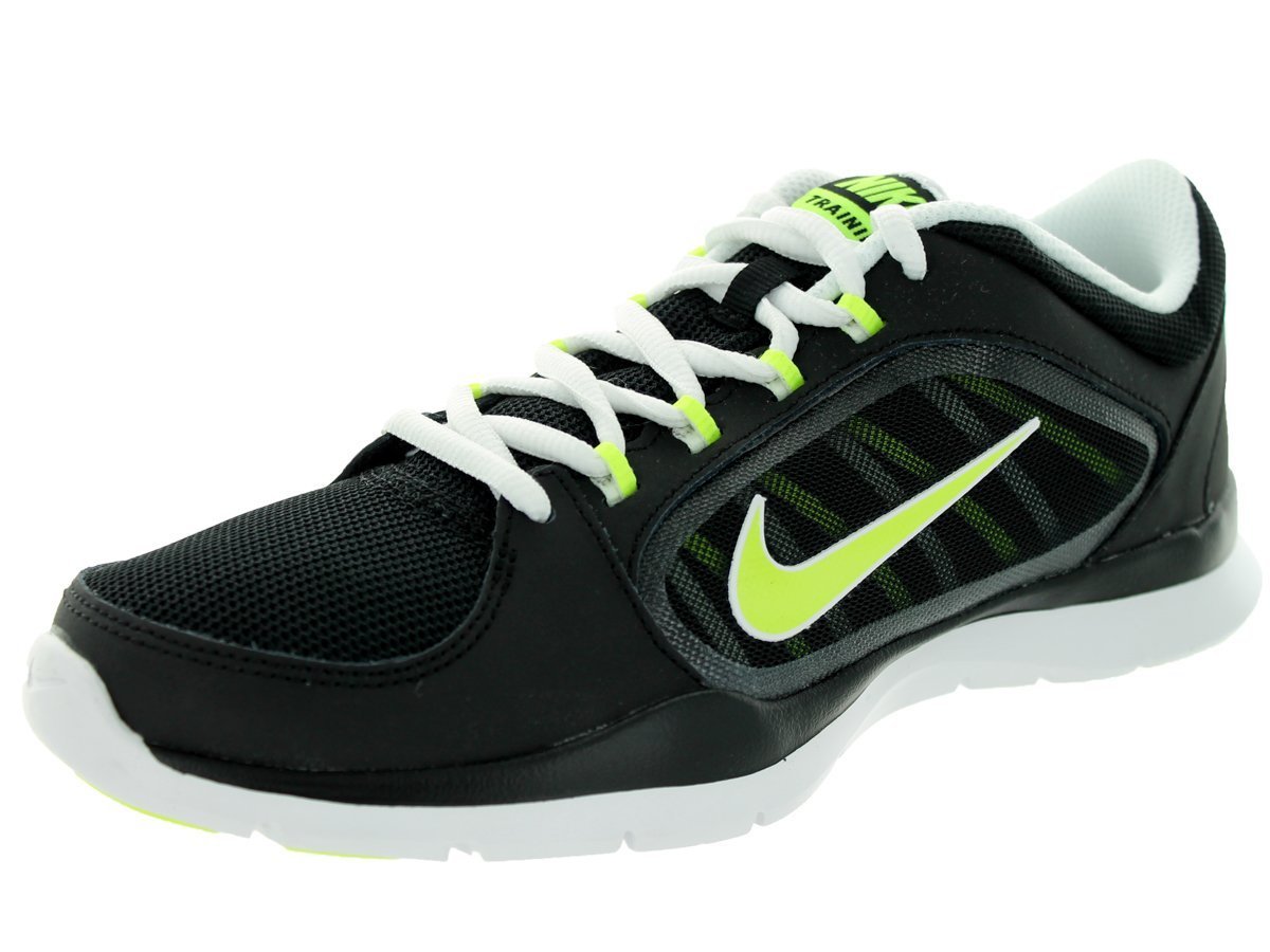 Nike Womens Flex Trainer 5 Running Shoe, Black/Volt/White/White - 7.5 B(M) US