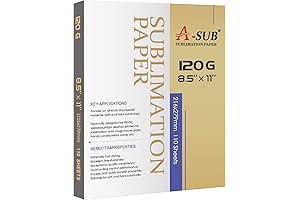 Professional-Grade Cricut Laser Paper For Infusible Ink Transfers (110 sheets, 8.5x11 inches, 120gsm)