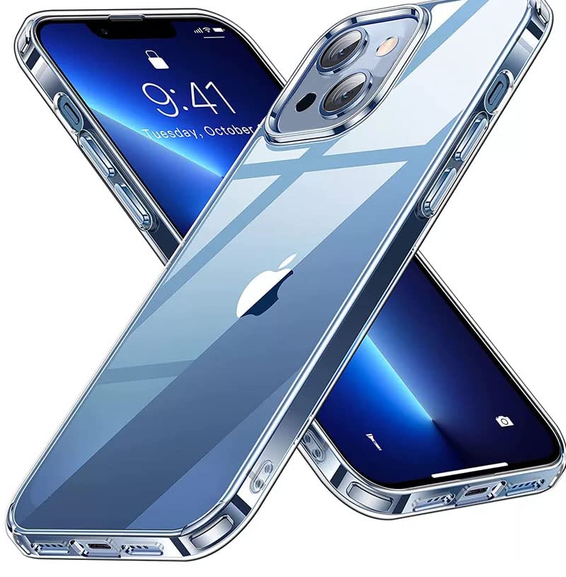 KloutCase Soft TPU Phone Case for iPhone 14 Plus Crystal Clear Camera Protection for iPhone 14 Plus Back Cover Transparent