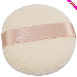 Joly Powder Puff for Makeup Face Powder Set of 5 (5 Pieces)
