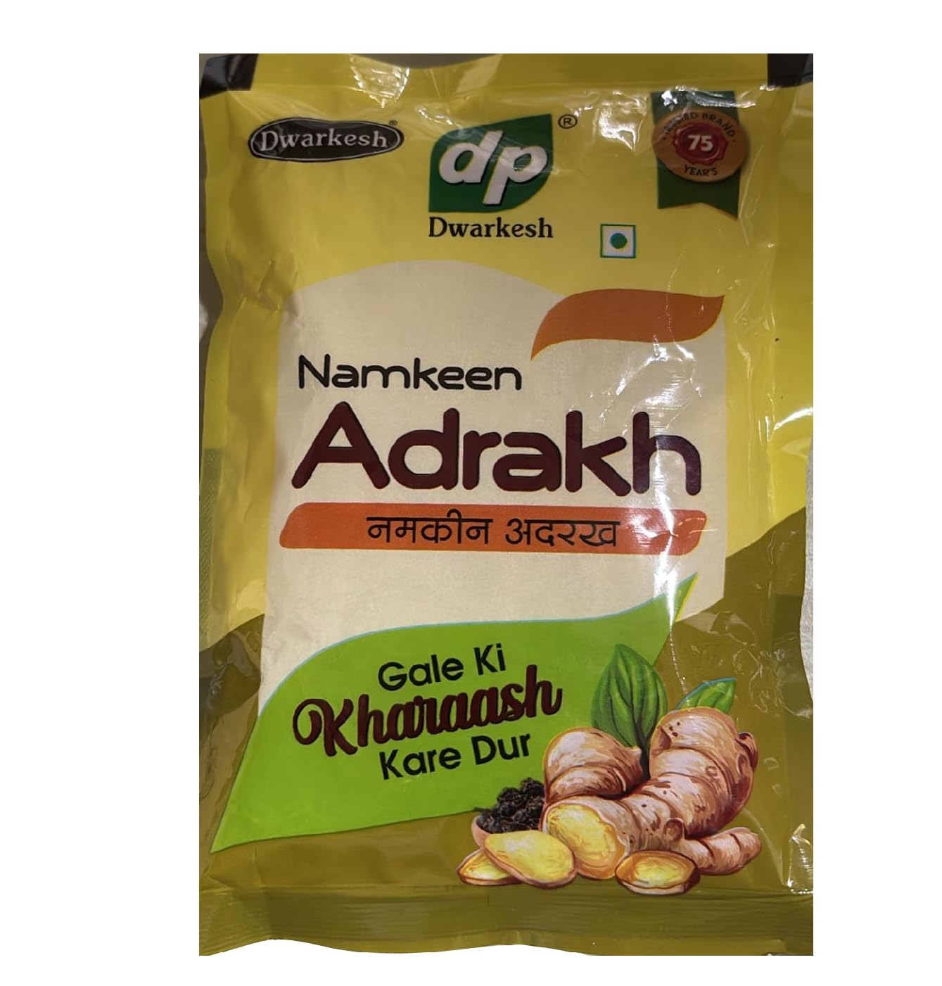 Dwarkesh Namkeen Adarkh 4x50 g (Ginger Candy) Churan Mouth Freshener, Digestive, After-Meal Snack with Namkeen Adark Churan-image-17