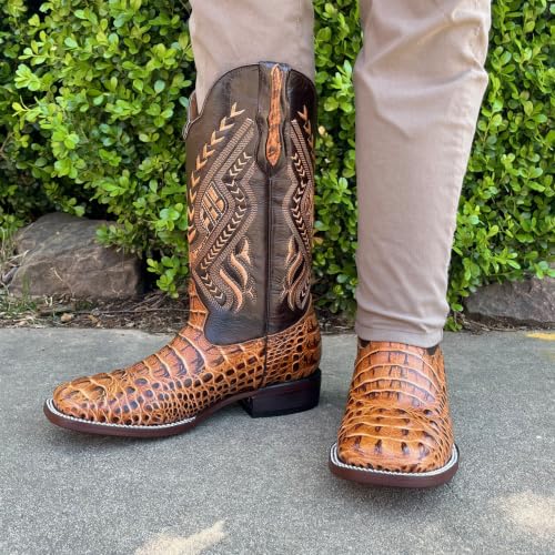 Image of Men's Alex Western Cowboy Boots Square Toe Pull On