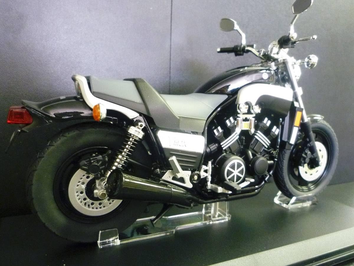 1/12 ヤマハ V-MAX YAMAHA Vmax ブラック2 アオシマ完成品ダイキャスト
