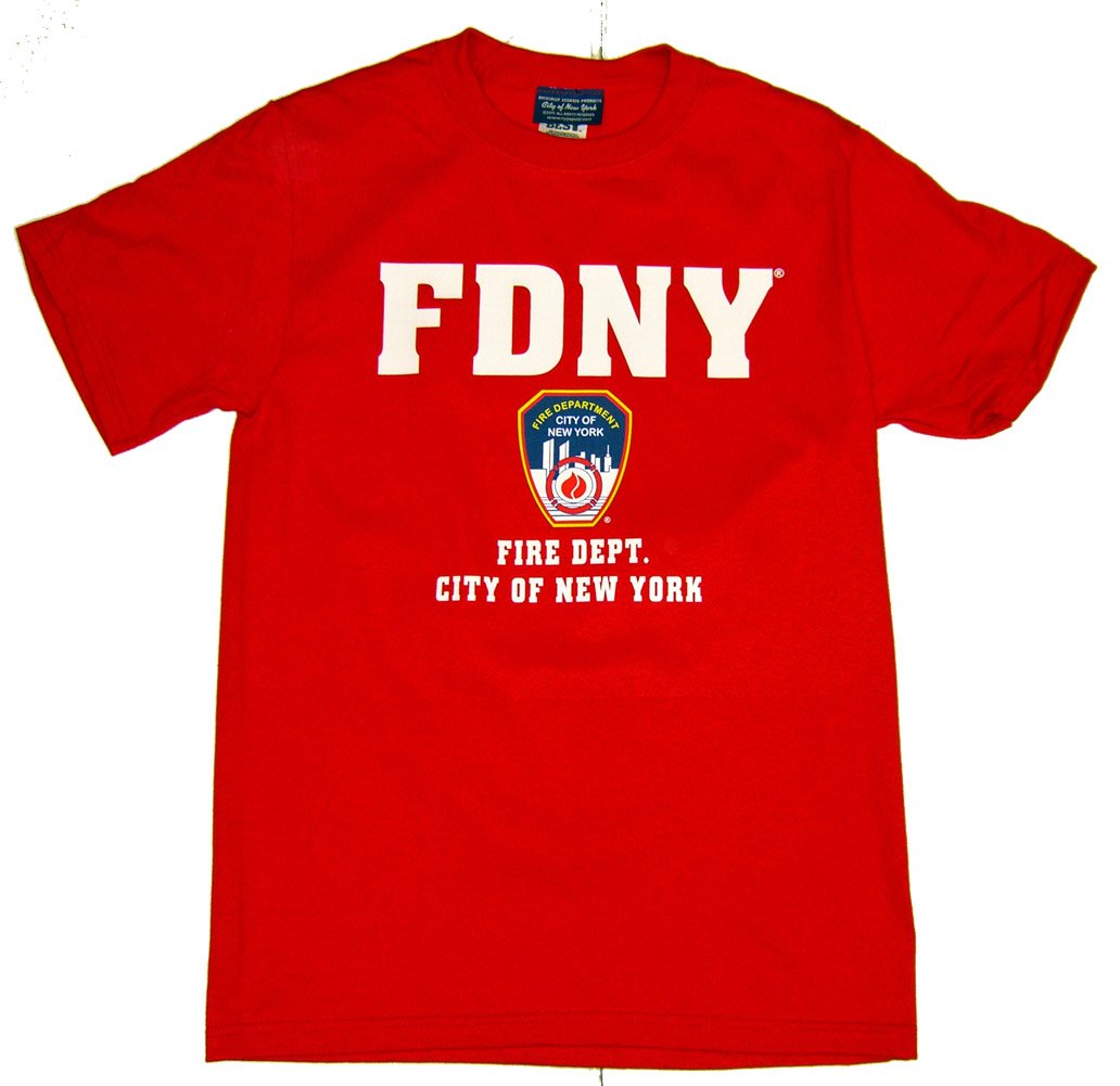 FDNY Full Chest Red Tee