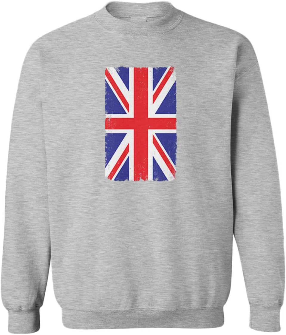 Great Britain Flag - United Kingdom Toddler Fleece Crewneck Sweater