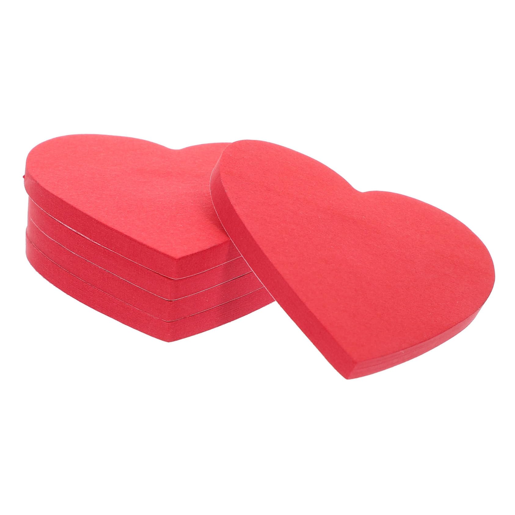SHINEOFI Lot De 4 Blocs-Notes Autocollants Effaçables À Sec En Forme De Cœurs Pour Livres Aimants De Bureau Blocs-Notes Décoratifs Compacts Porte-Notes De Bureau Papier 5 Pièces