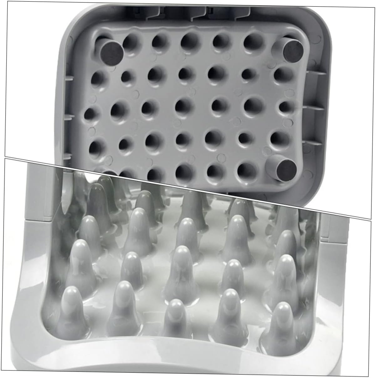 BESPORTBLE 1piece Dog Food Bowl Stand Automatic Dog Treat Dispenser for Raised Bowl