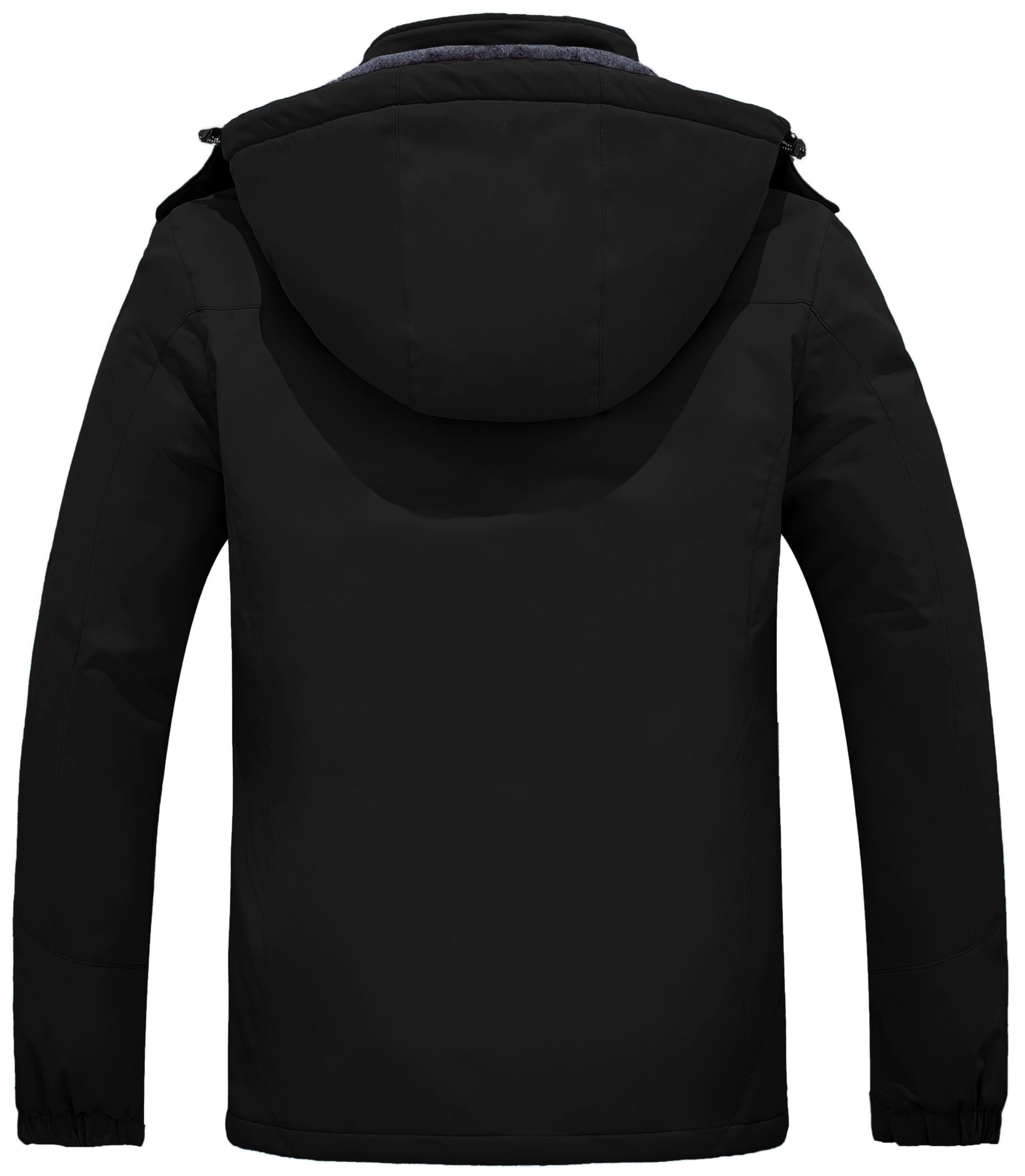 Wantdo Giacca da Sci Montagna Invernale Parka da Neve Caldo con Cappuccio Cappotto da Snowboard Giubbotto da Escursionismo Impermeabile Donna