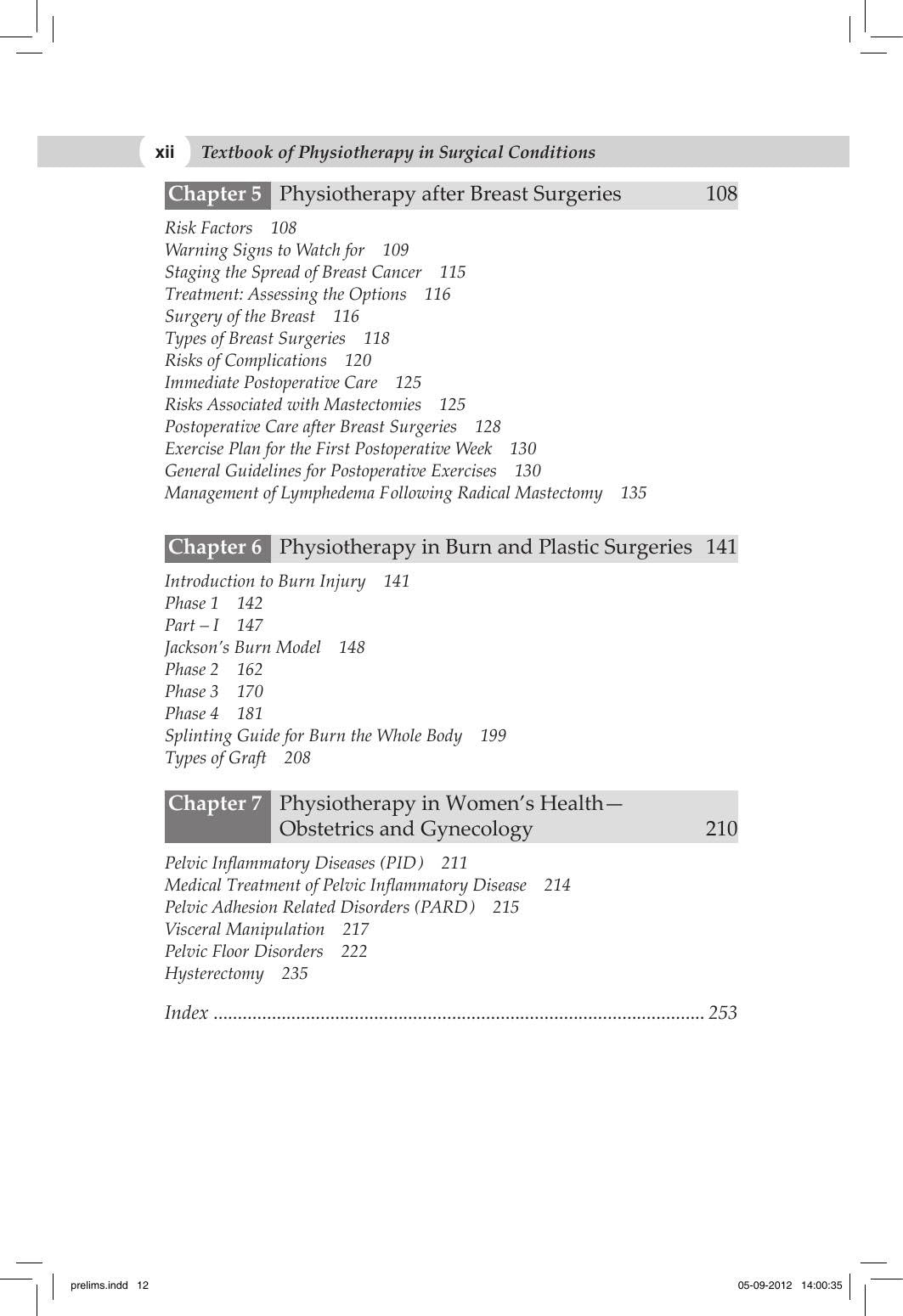 Textbook of Physiotherapy in Surgical Conditions 1