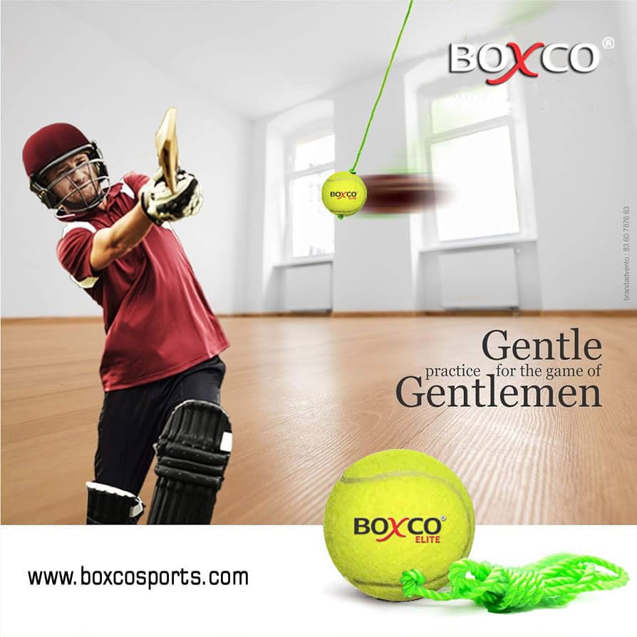 Image of BOXCO Hanging Tennis Cricket Ball | Lightweight & Long-Lasting Practice Ball for Matches