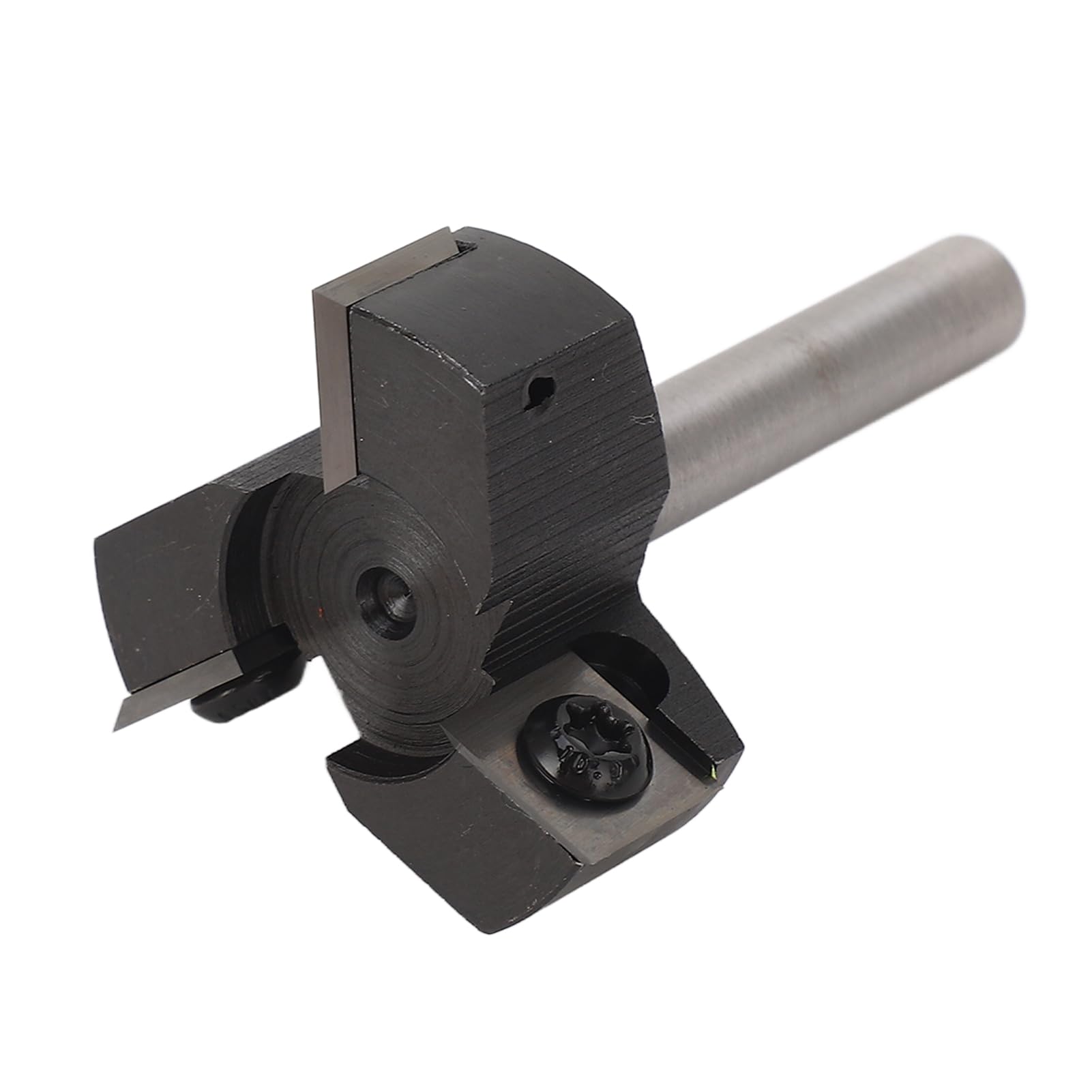 Frez do powierzchni Spoilboard Trzpień 8 mm 3 rowki 1 1/2 cala Średnica cięcia Przeciwluzowy Frez do strugania drewna do maszyn CNC i projektów związanych z obróbką drewna Stal