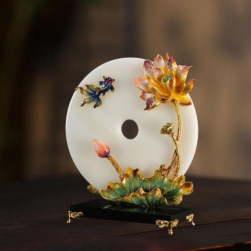 Ozdoby Feng Shui Bogactwo Figurka kolekcjonerska, klamra pokoju Fengshui Blat chiński pulpit Orientalny chiński tajemniczy wystrój Prezenty Świetne do uzdrawiania w domu lub biurze