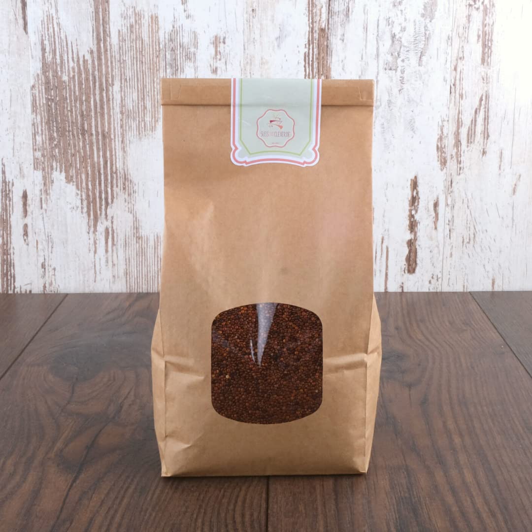 süssundclever.de® Bio Quinoa rot | 1,8 kg | Premium Qualität | plastikfrei und ökologisch-nachhaltig abgepackt