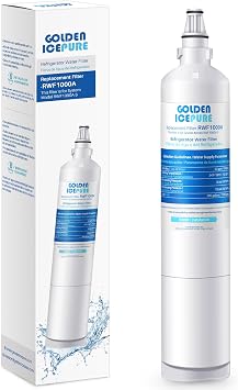 GOLDEN ICEPURE 5231JA2005A Replacement for LG LT600P, 469990, RFC1000A, WF300, FML-2 Refrigerator Water Filter 5231JA2006B, LFX25961SB, LSC27931ST, LFX25971ST, LRSC26925TT, LSC27990TT 1PACK