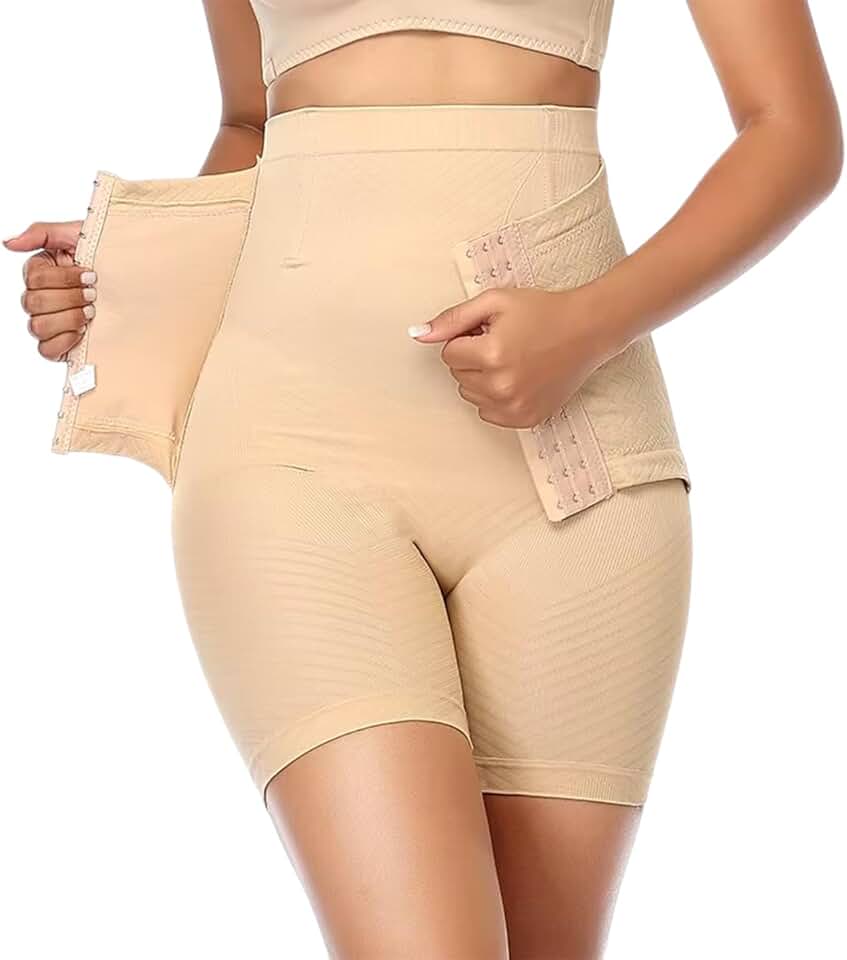 Cinta Modeladora Short Tira Barriga Com Barbatanas Não Enrola