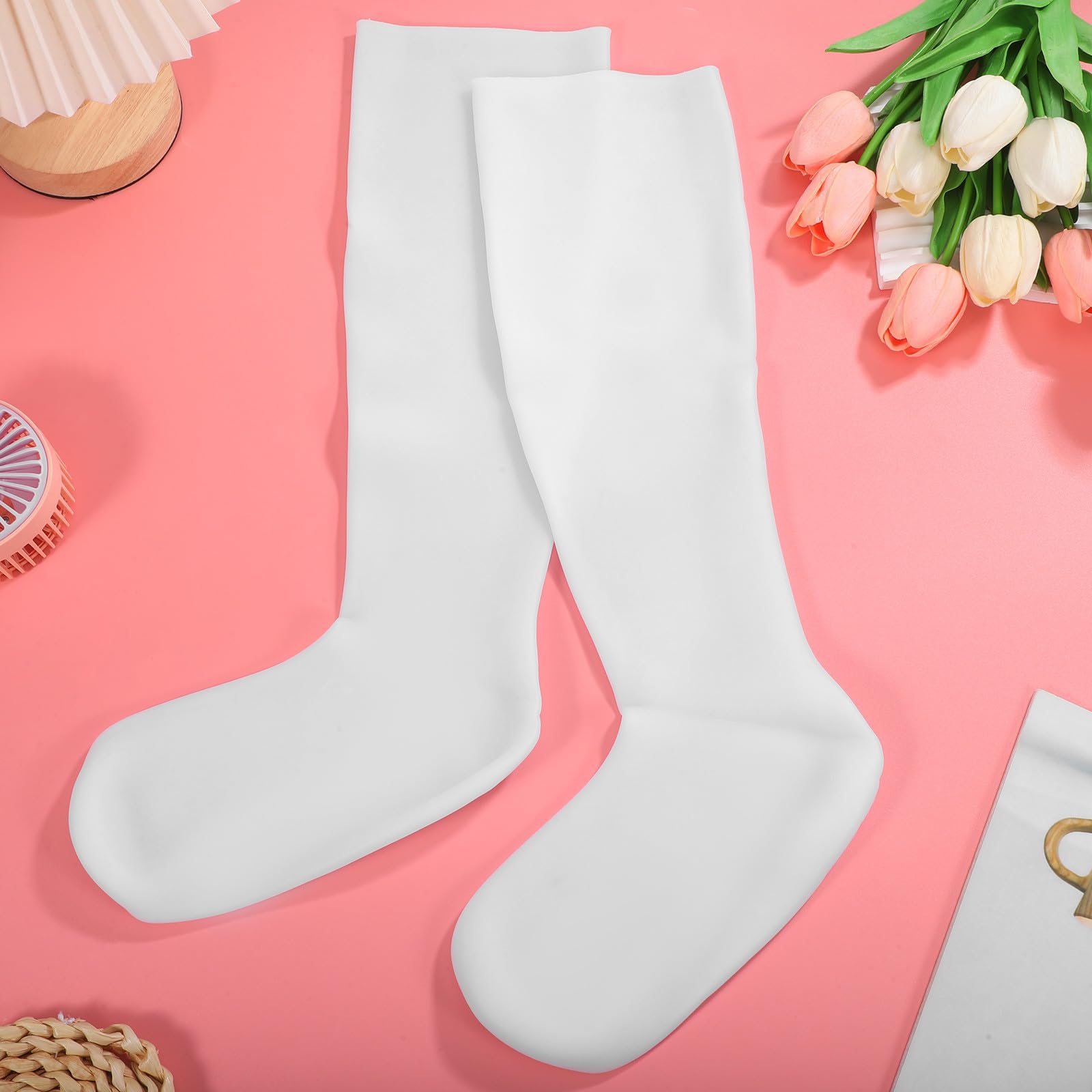 TOYANDONA Sebs Gel Socken für Fußpflege Feuchtigkeitsspendende lange mit Elastischem Bündchen und Angenehme Geruchshemmung für Damen und Herren