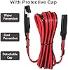 KUNCAN 12FT Sae 2 Pin Extension Cable 16AWG 12ft/3.6m Quick Disconnect Wire Harness SAE Connector with Polarity Reverse Adapter for Automotive, Solar Panel, Motorcycle, Cars, Tractor #5