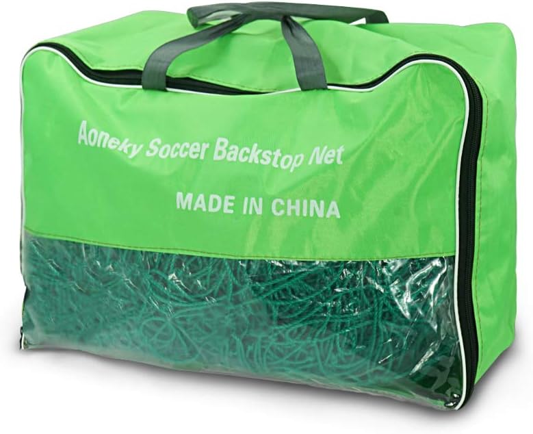 Aoneky Soccer Backstop Net, 10 Ft High, Sports Practice Barrier Net, Soccer Ball Hitting Netting, Soccer High Impact Net, Heavey Duty Soccer Containment Net : Sports & Outdoors