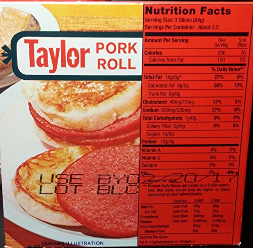 Taylor Pork Roll And Habbersett Scrapple (8 Pack) #TOP4