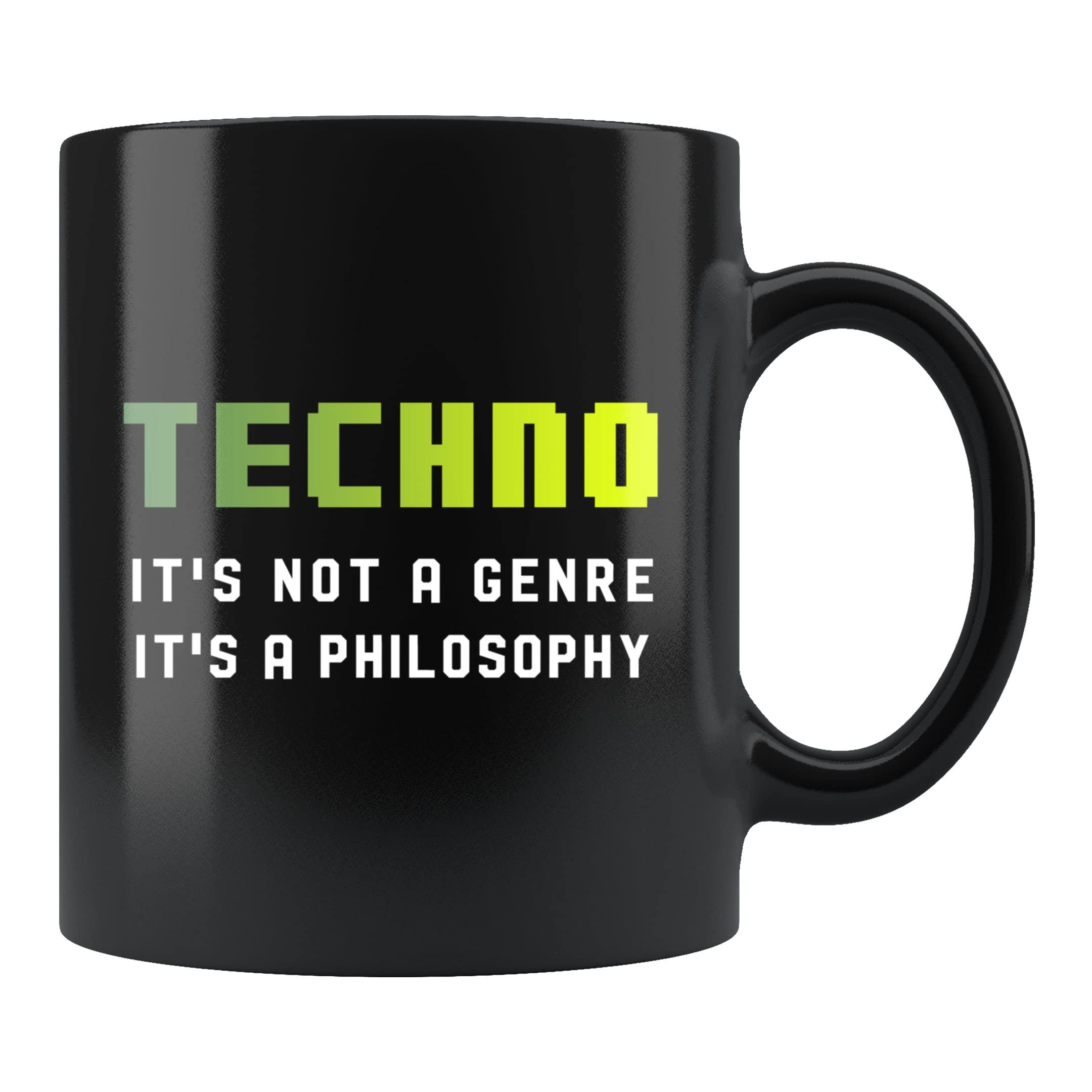 Techno Gift Techno Mug Disc Gift Disc Mug Techno Music Lover Gift Techno Music Mug Techno Music Mug Not Genre Mug 11 Oz
