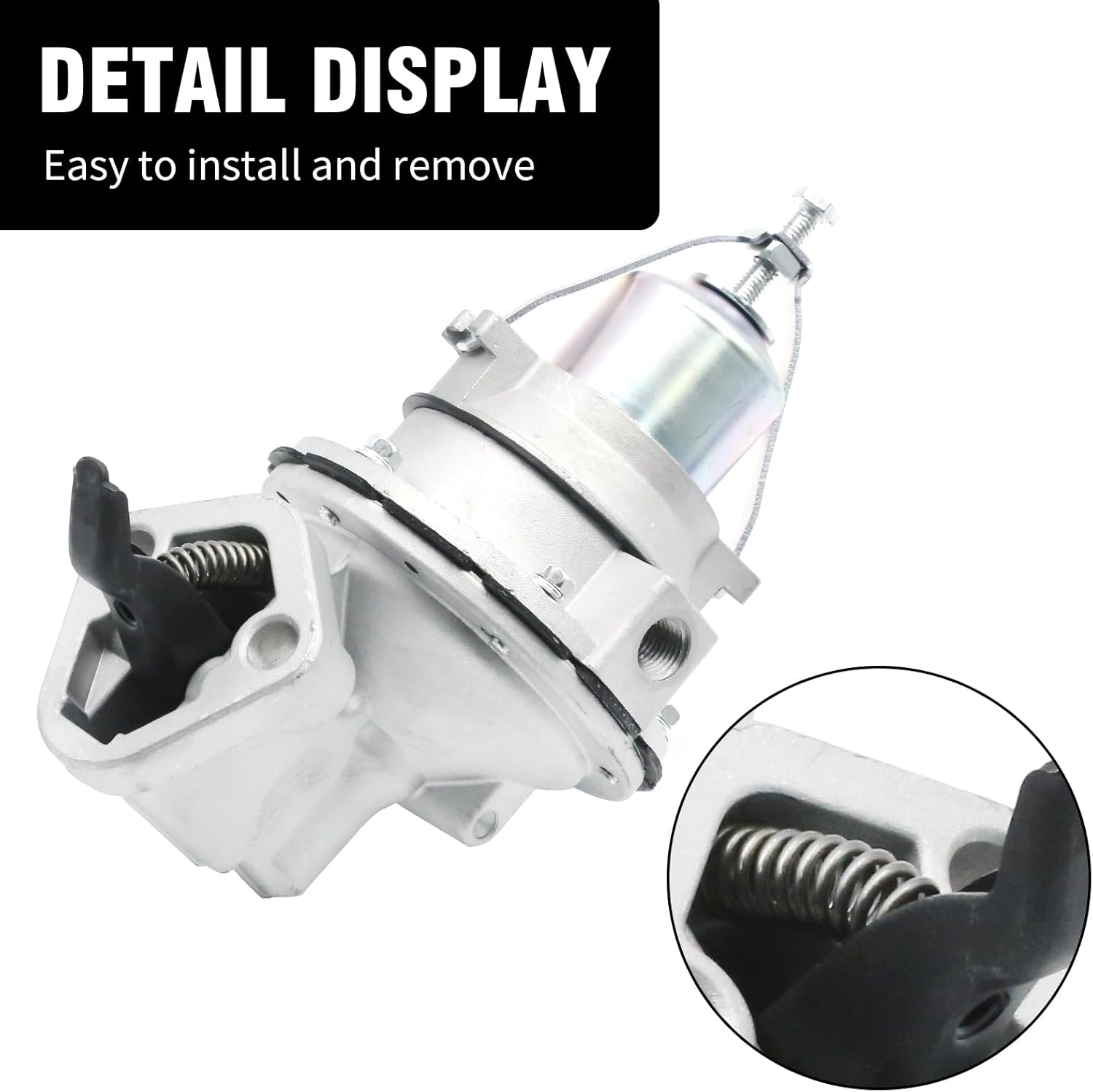 Mechanical Fuel Pump Replacement for Mercruiser MC120 MC165 MC170 MC180, Volvo Penta OMC 3.0L Engine Replaces 8M0073435 18-7282 861676A1 42725A3