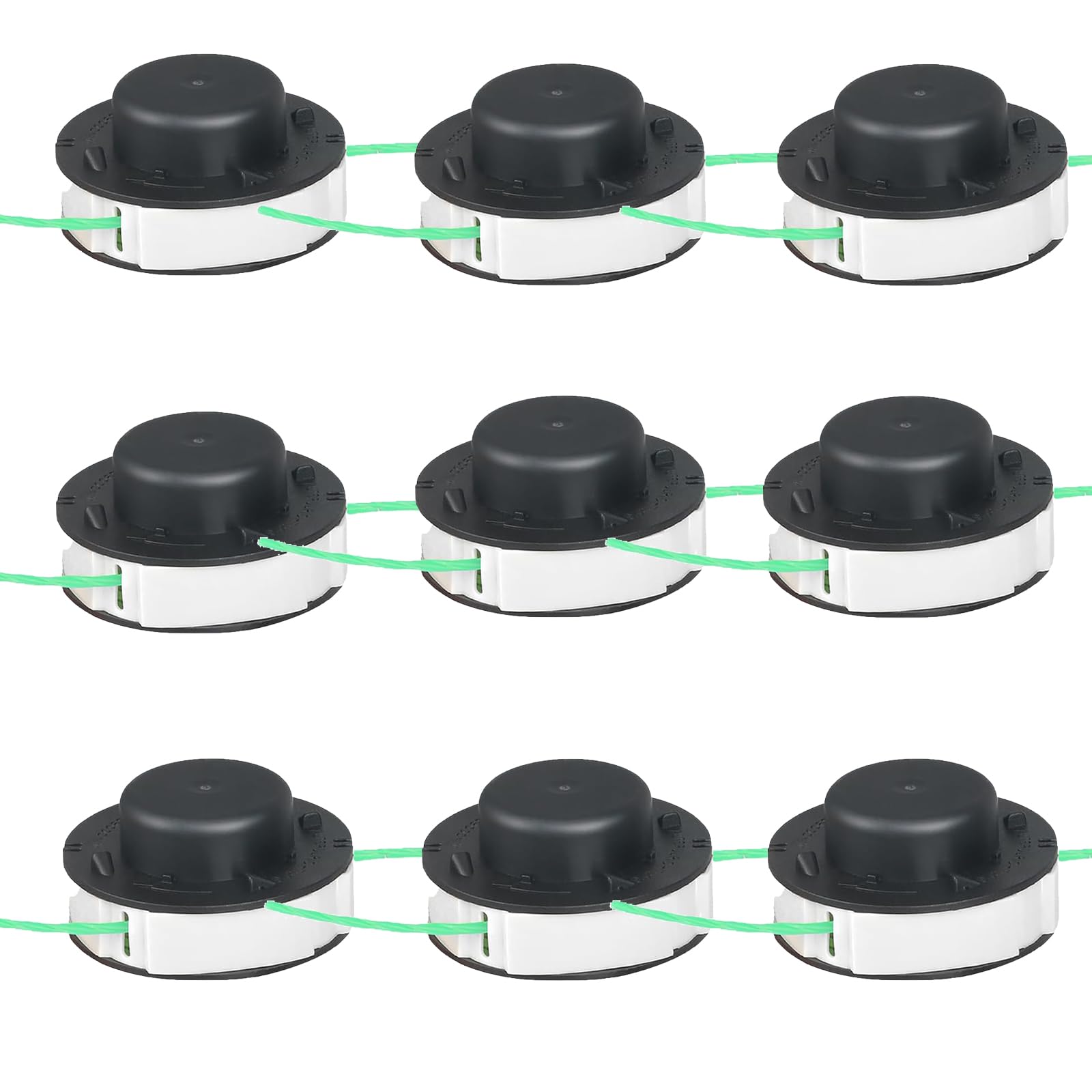 Chuancheng Paquete de 9 carretes de repuesto C2-2 para desbrozadora Stihl FSA 56, carretes de cuerda para Stihl Autocut 2-2 piezas de accesorios
