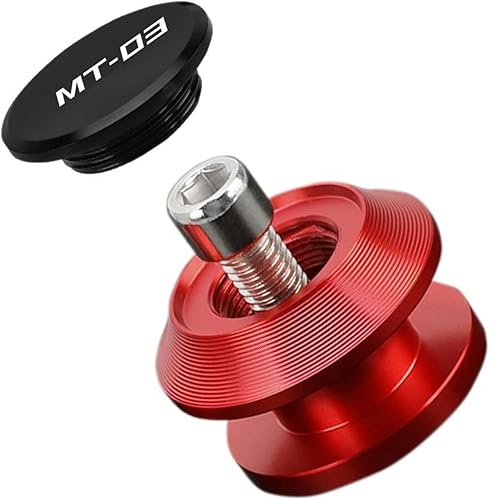 Miniatura 2 de Tornillos de soporte para motocicleta CNC deslizadores de basculante carretes accesorios de tornillo para Yamaha MT01 MT03 MT-01 MT-03 2004-2016