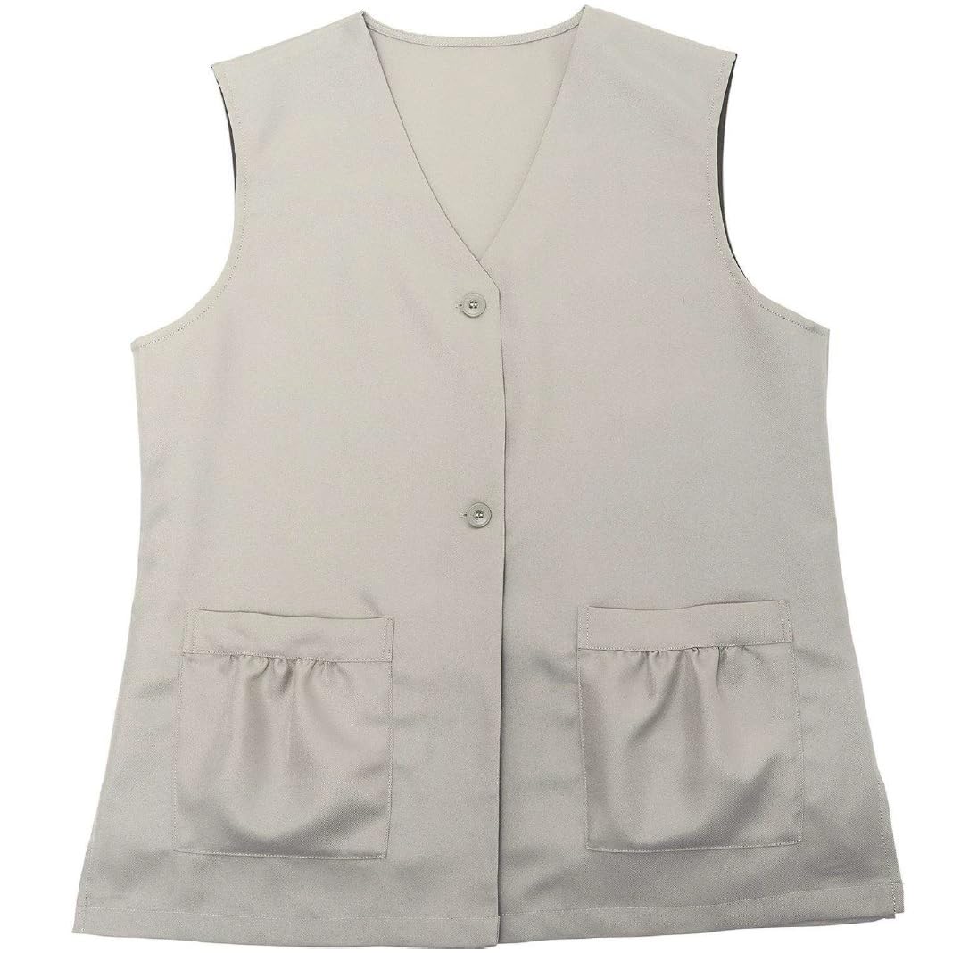 Amazon.co.jp: [コジット] 8ポケット手ぶら着やせベスト グレー