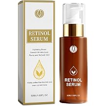 Retinol Serum, Advanced Anti-Aging Formula, with Hyaluronic Acid & Collagen, Intense Hydration & Wrinkle Reduction, Day/Night Facial Treatment for All Skin Types