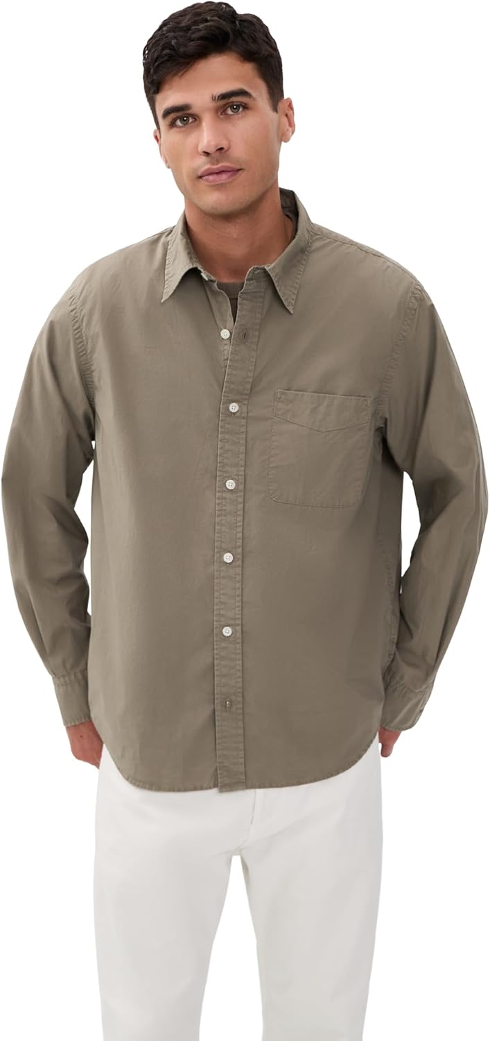 Madewell Men's Long Sleeve Poplin Shirt