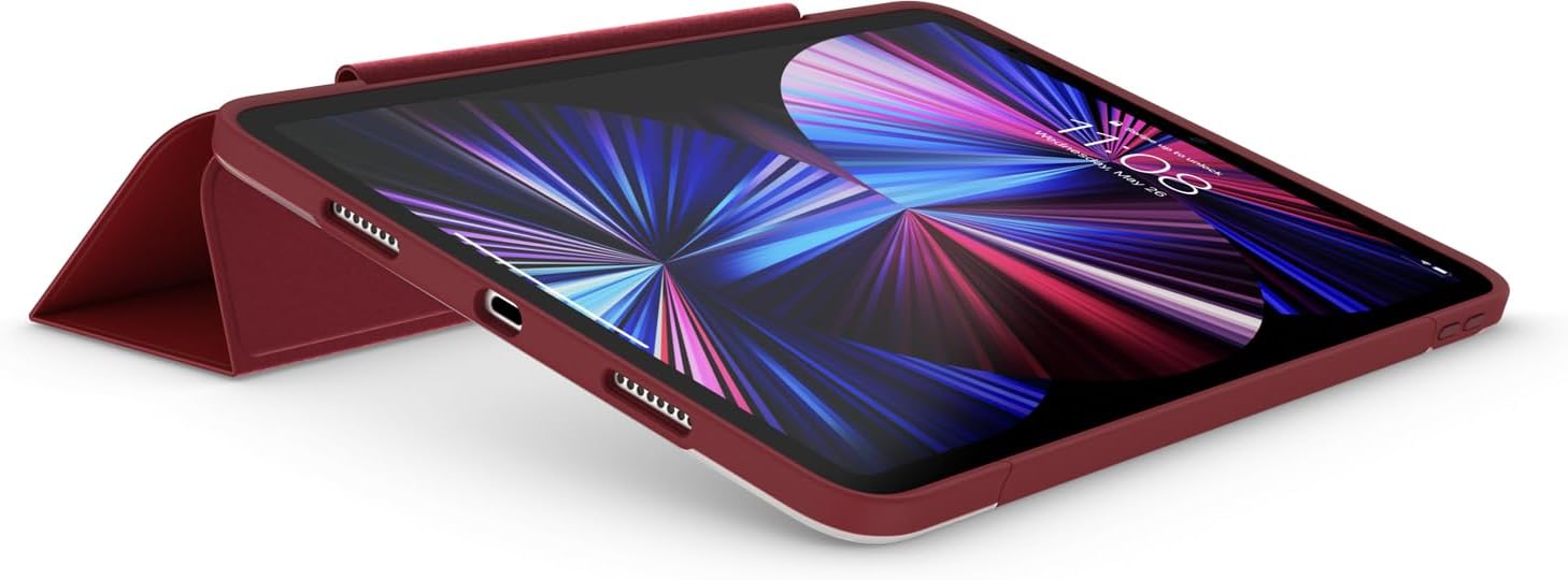 OtterBox - Symmetry Series 360 Elite Case for iPad 11" Pro (1st–6th Gen, M2/M3/M4/M5), Shockproof & Drop Protection, Ultra-Slim Protective Folio Case with Full Coverage (Harvard)