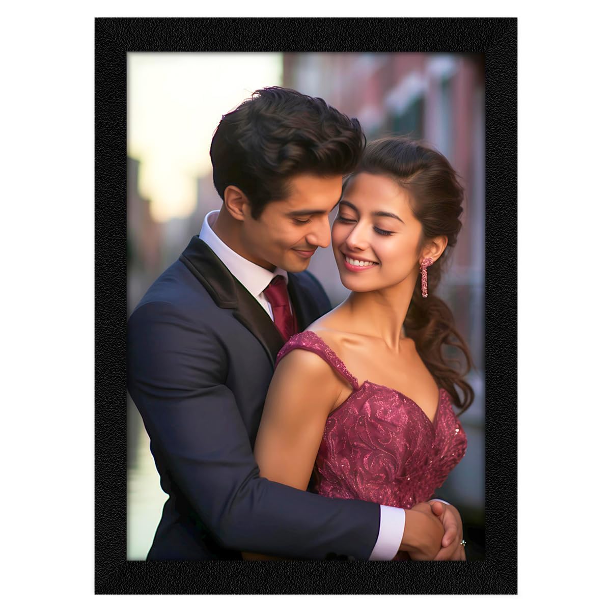 EasyGoods® Customized Photo Frames with Photo, Personalized 12x8 Inch Photo Frame - Custom Photo Print, Upload Your Photo, Personalised Wall Decor, Ideal Gift for Home & Room (Portrait)