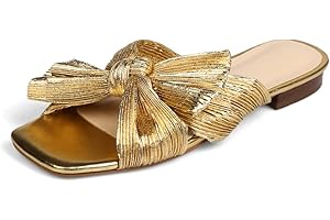 Women's Bow Flat Sandals for Endless Summer Strolls