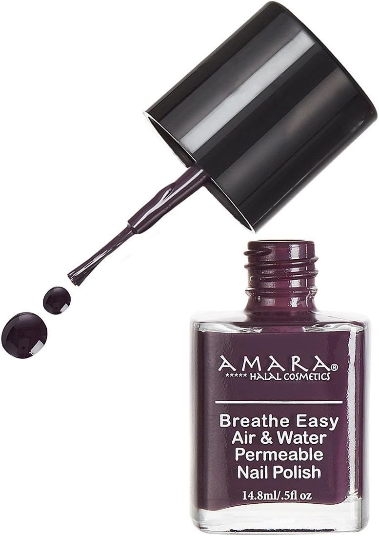 Amara Breathe Easy Air & Water Permeable Nail Polish (Grape Knight)