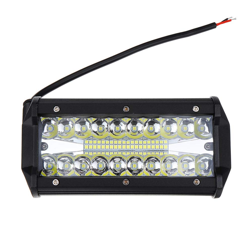 18 cm 40 000 lm 120 W samochód LED robocze reflektory Combo prowadzenie przeciwmgielne lampa do terenowych ciężarówek łodzi Atv