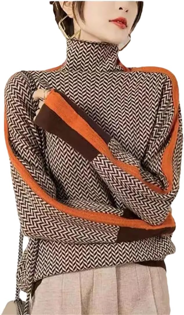 Womens Knitted Sweater Women Harajuku Slim Sweaters Female Knit Jumper