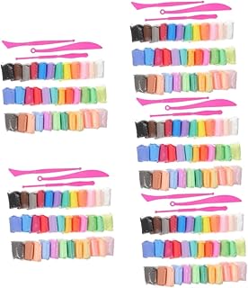 TEHAUX 5 Conjuntos De Argila Para Kits Para Kit Criativo De Argila De Polímero Kit Inicial De Argila De Modelagem Para Artesanato De Argila Kit De Modelagem De Argila De Ar Seco Manual