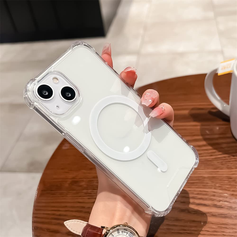 Coque de luxe pour iPhone 12 magnétique transparente en acrylique