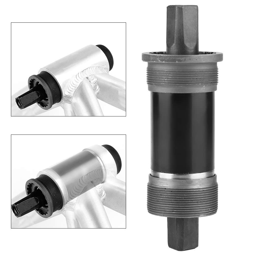 VGEBY1 dolny uchwyt rowerowy, kwadratowy oś otworu rowerowego, otwór w rozmiarze 5 do akcesoriów rowerowych 68 mm