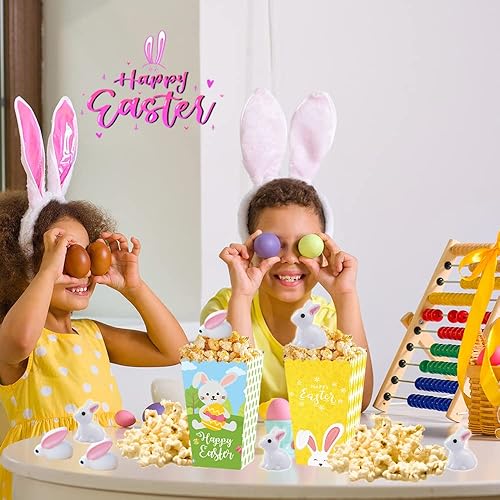 Miniatura 4 de 120 figuras de conejo en miniatura, mini resina, conejos, jardín de hadas, paisaje de musgo en miniatura, bricolaje, terrario, manualidades,