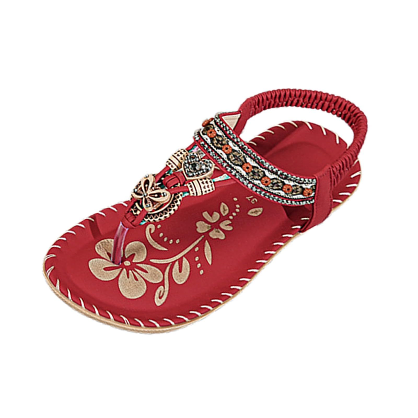 Sandalias deportivas de mujer para caminar en verano con cuña cómoda y fresca 8