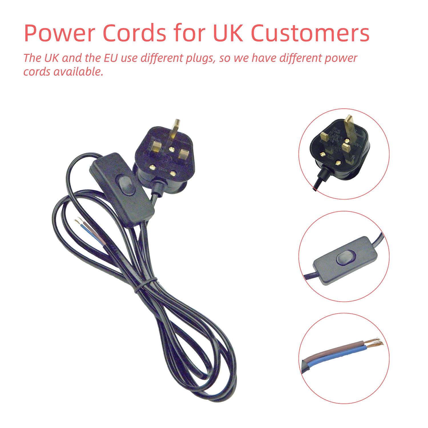 CHANCS 68KTYZ Barbacoa de motor eléctrico de alto par 220V AC 10r/min con soporte de motor y cable de extensión de potencia