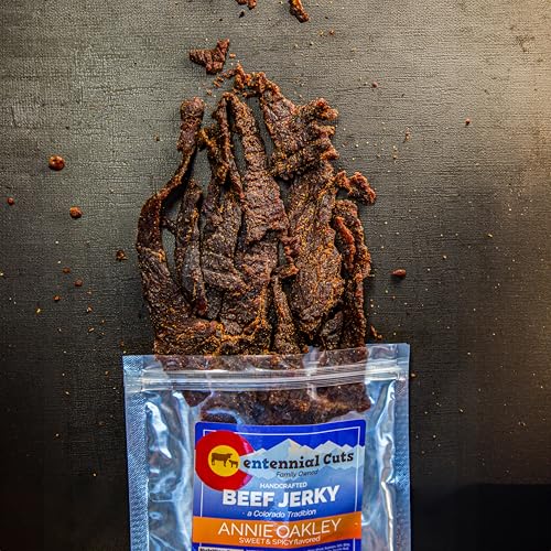 Image of Centennial Cuts Beef Jerky - Annie Oakley Sweet & Spicy - High Protein - 7 oz Snack