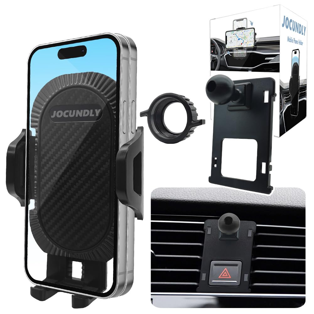 JOCUNDLY Car Phone Mount 2015-2021 Volkswagen VW Golf R GTI [Thick Case Friendly] Mobile Phone Holder Cell Navigation Bracket Air Vent Auto Accessories Cradles, All Phones
