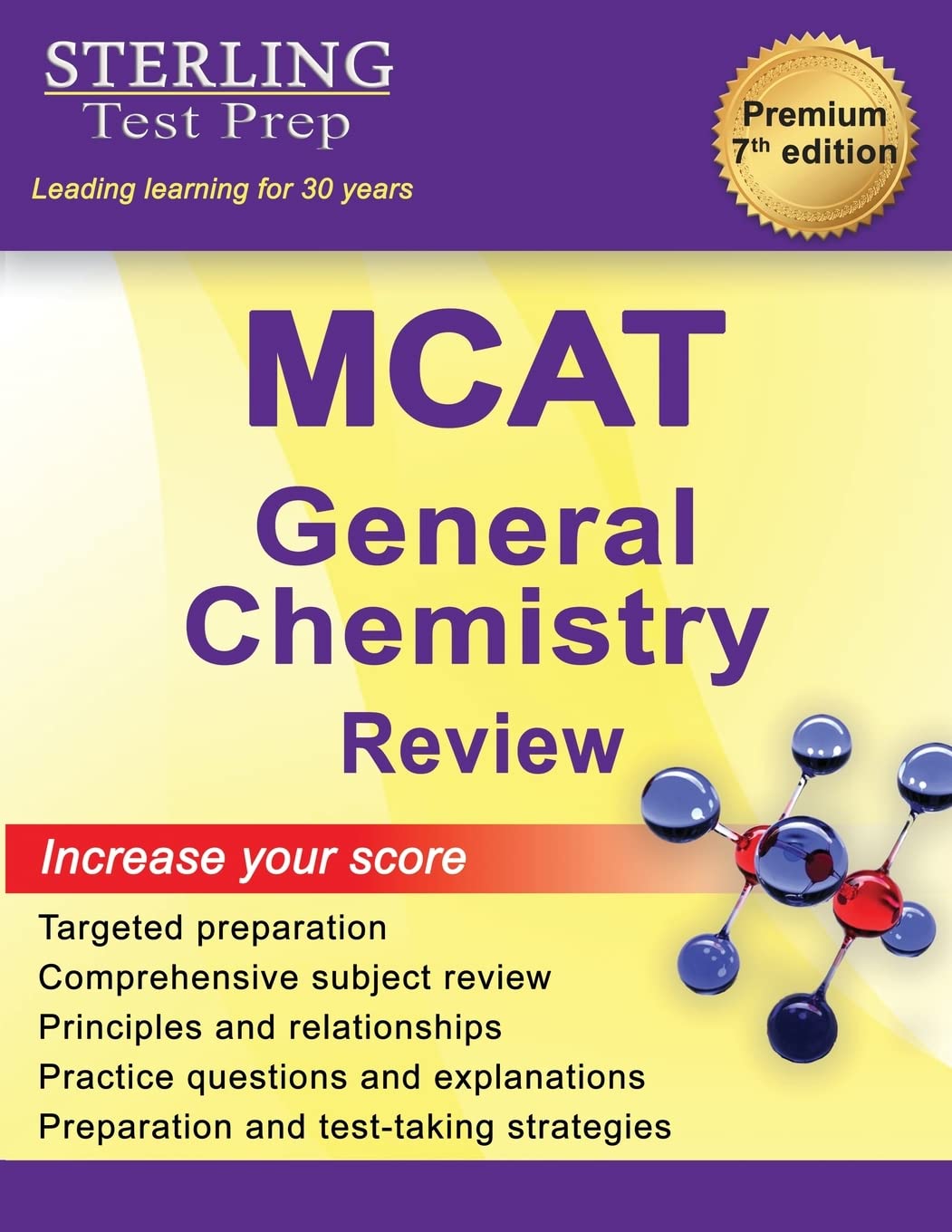 Sterling Test Prep MCAT General Chemistry Review: Complete Subject Review (MCAT Science Preparation)