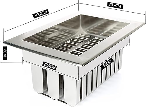 Miniatura 5 de 30 moldes de paletas de acero inoxidable comerciales, máquina de helados de gran capacidad, acero inoxidable de grado alimenticio 304, capacidad de