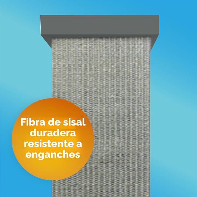 Foto 3 de 8 de SmartCat Poste rascador definitivo, Gris, Grande (32 Pulgadas)