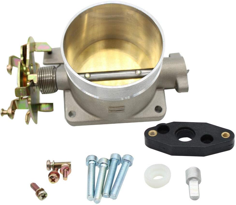 Performance Throttle Body Replacement, 75MM Throttle Body Direct Fits For 96-04 Ford Mustang GT 4.6L SOHC GAS