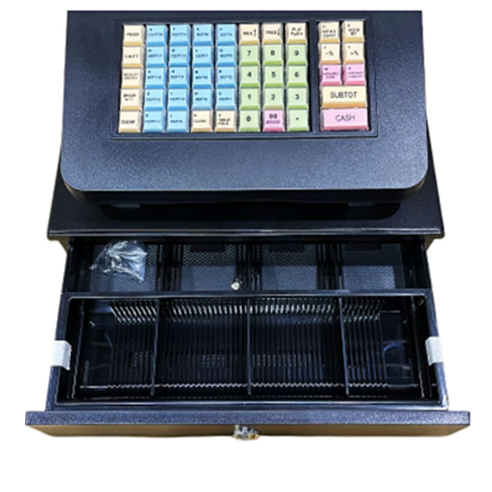 Caja Registradora, Caja Dinero Caja Registradora Negocio Caja Caudales con Llave Caja Registradora Pequeña