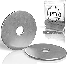 PD® Rondelle corpo M5 x 25 (rondelle ad alette) | Rondelles in acciaio inox A2 V2A | Rondelle acciaio inox Spessori con diametro esterno extra large | 25 pezzi